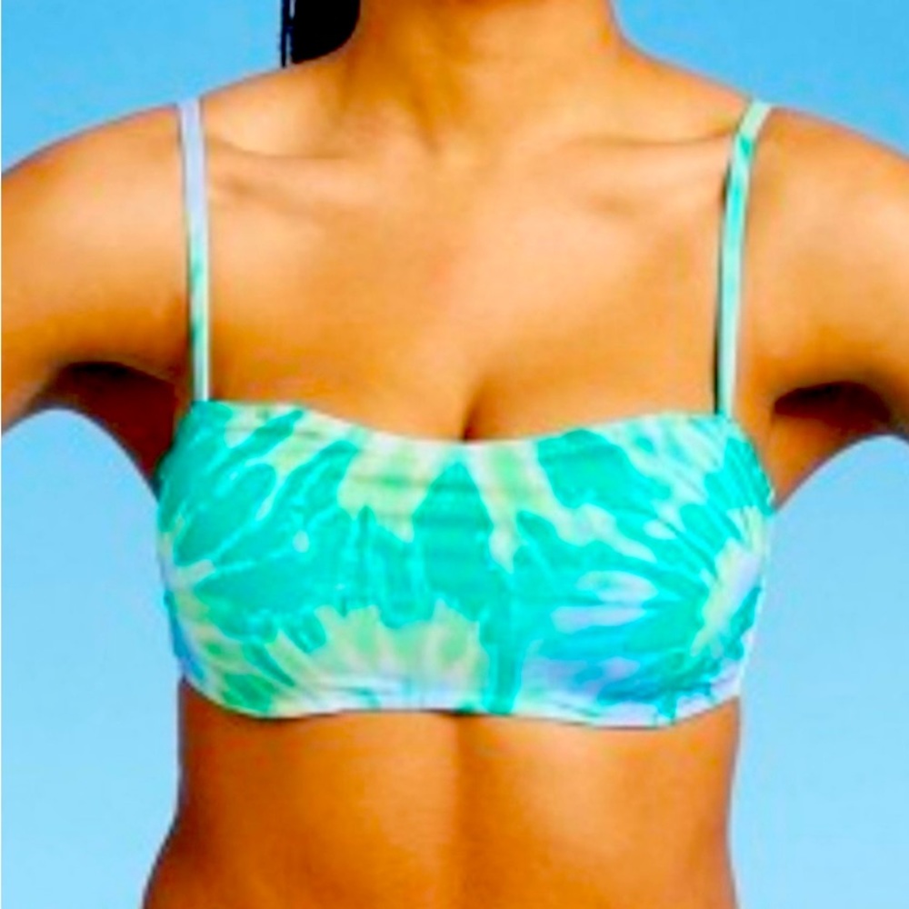 🆕SHADE & SHORE: Light lift Tie Dye Bikini Top: Size 34DD